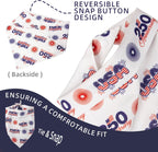 Icemood dog bandana folded to show triangle scarf shape