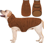Malier Dog Winter Coat, Reversible Fleece Dog Cold Weather Coats, Windproof Warm Snow Puppy Jacket Vest Pet Clothes for Small Medium Large Dogs (Purple, Medium) - Image 9