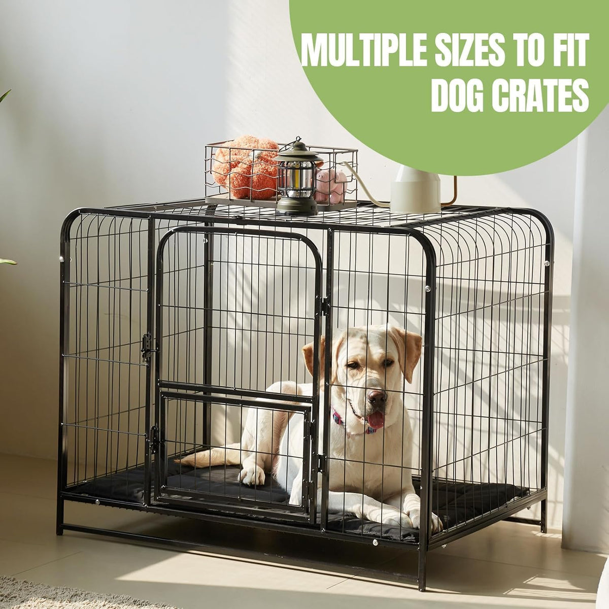 Foldable design of Couzssyhi large dog crate mat