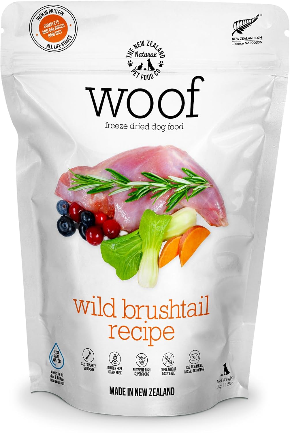 WOOF Wild Venison Freeze Dried Raw Dog Food, Mixer, or Topper, or Treat - High Protein, Natural, Limited Ingredient Recipe - 9.9 Ounce (Pack of 1) - Image 13