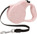 Pink Retractable Dog Leash,Strong Nylon Tape-One-Handed One Button Lock for Puppy, Cat, Pet Walking and Training,16ft Dog Walking Leash with 360 degreesTangle-Free Design,Anti-Slip Handle (Pink -Small) - Image 10