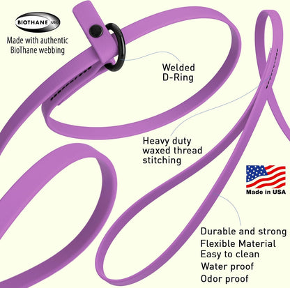 Dogline training slip lead collar combo showing heavy duty o ring loop hardware