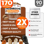 Infographic showing daily feeding directions based on dog weight for Petsology 25-in-1 immune guard.