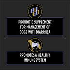 Liver flavored chewable dog probiotic tablets by Purina Pro Plan for canine diarrhea management