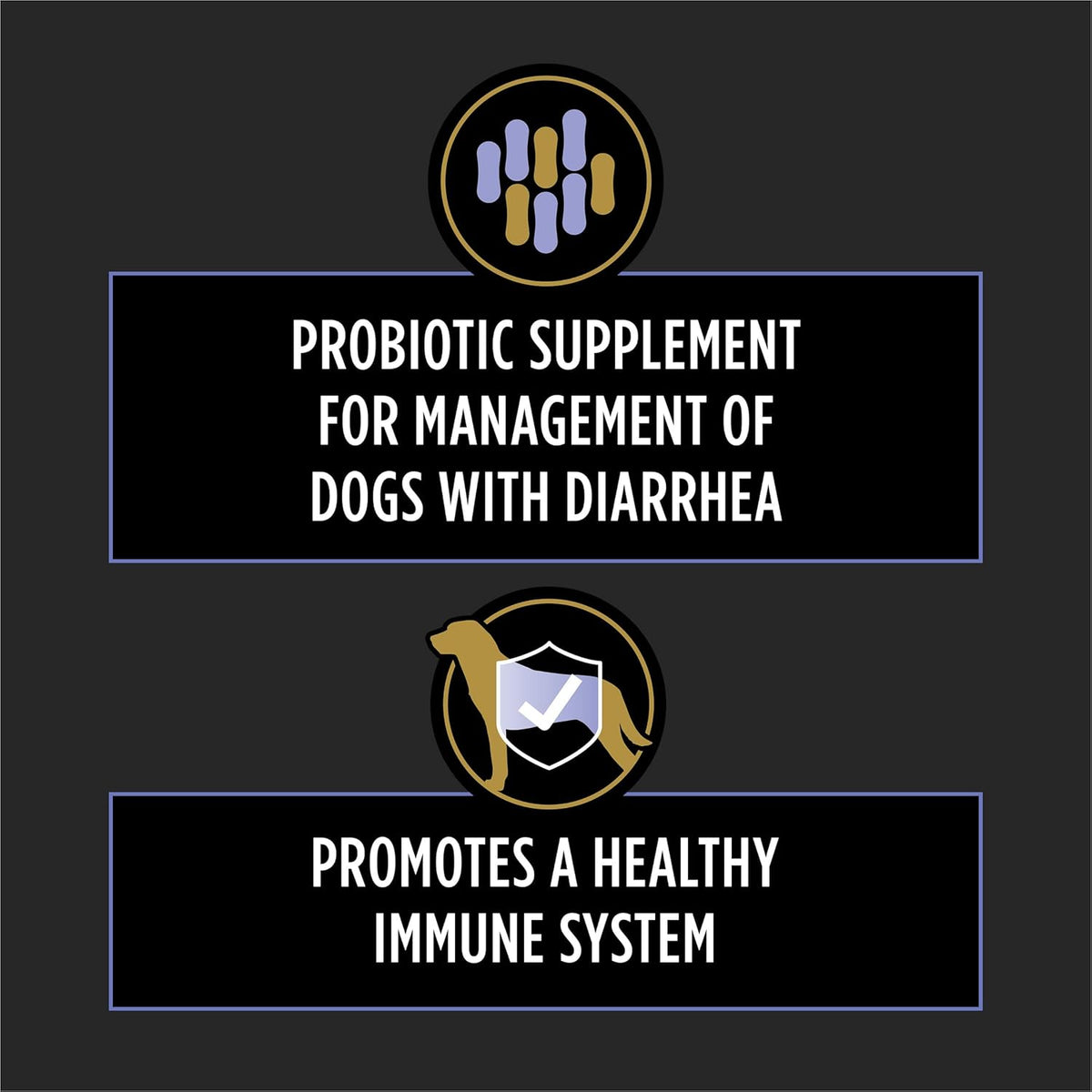 Liver flavored chewable dog probiotic tablets by Purina Pro Plan for canine diarrhea management