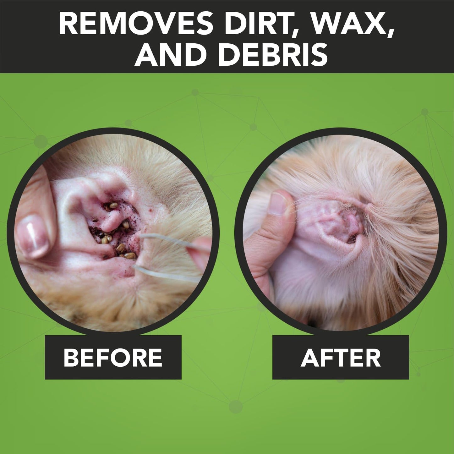 Noveha alcohol-free ear wipes container