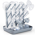 Termichy baby bottle drying rack front view gray color