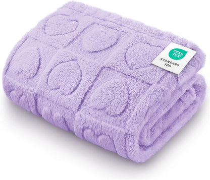 Luciphia Small Dog Blanket Washable Pet Bed Cover Soft Fluffy Puppy Blanket with Premium Fleece 300GSM Cozy Calming Cat Blankets for Indoor Cats Pink 30x20 inch - Image 10