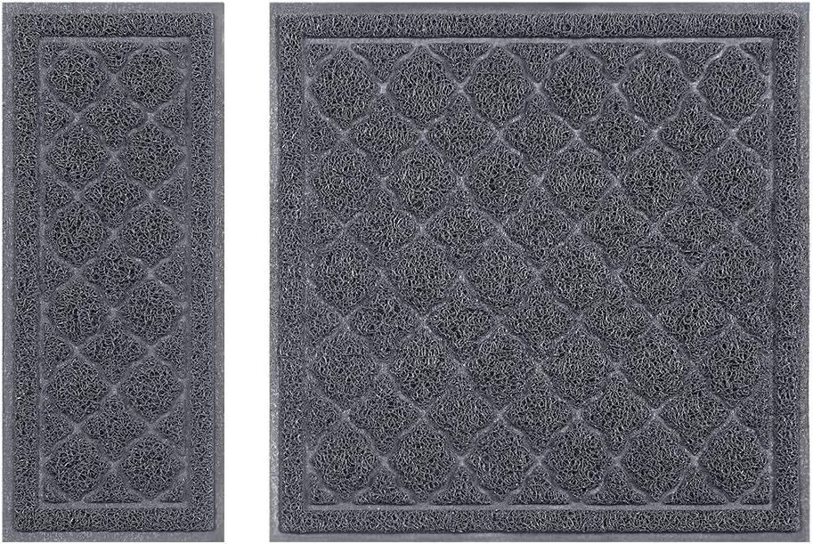 unipaws Cat Litter Trapping Mat, Litter Box Scatter Control Pad, Litter Free Floors and Urine Waterproof, Gentle on Paws, No Phthalate - Image 9
