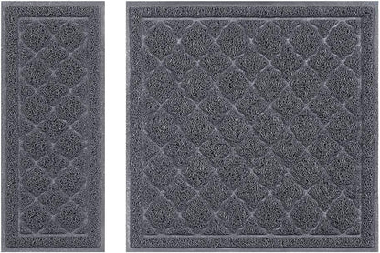 unipaws Cat Litter Trapping Mat, Litter Box Scatter Control Pad, Litter Free Floors and Urine Waterproof, Gentle on Paws, No Phthalate - Image 9