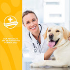 Side profile of NaturVet GrassSaver supplement bottle