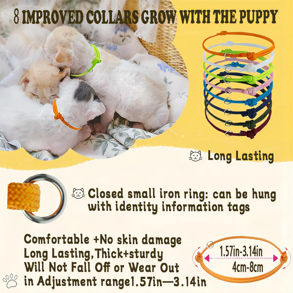 Close-up view of the premium pet-safe silicone nursing components included in the JounLoin birthing supplies set.