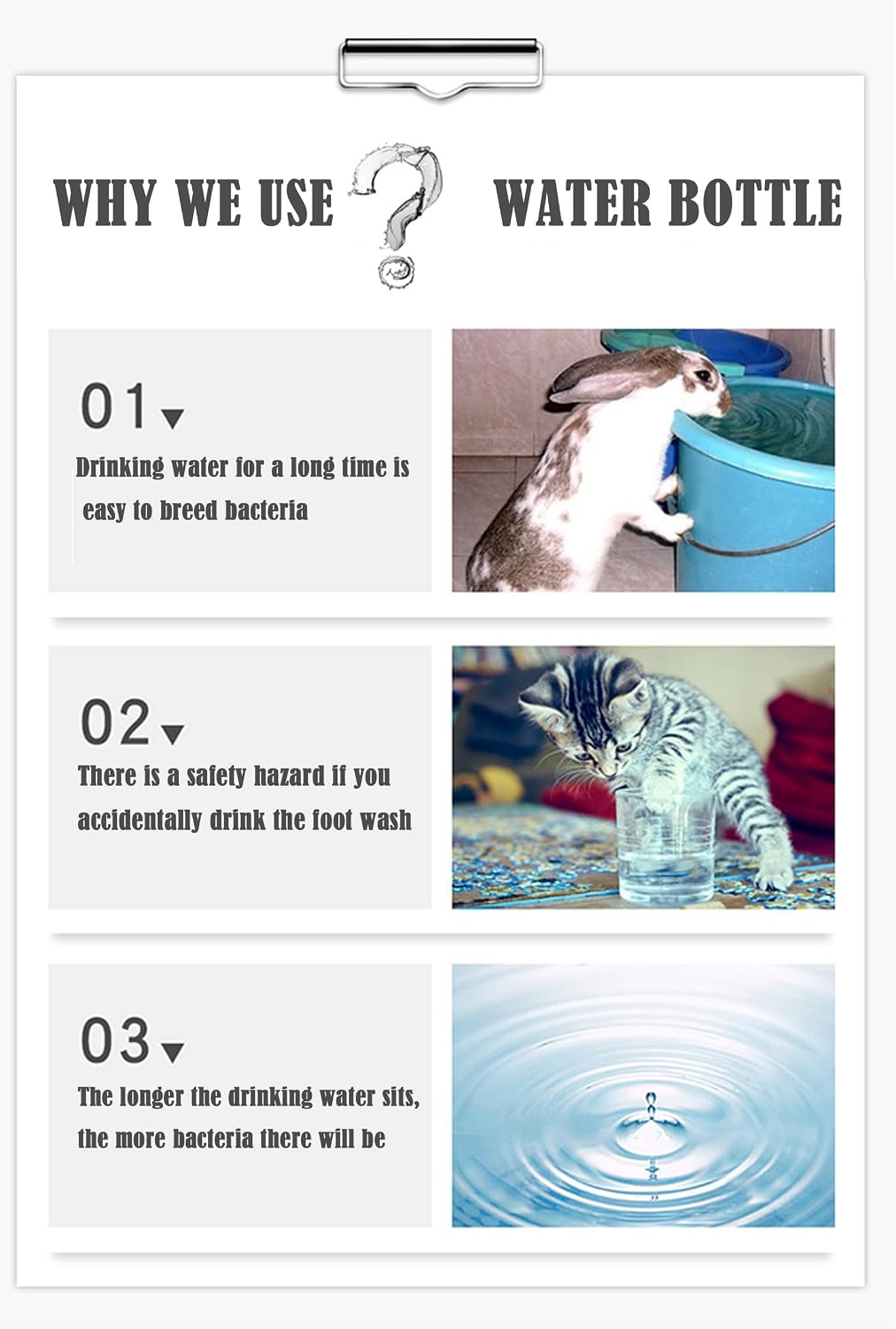 PStarD Moon Small Animals Water Bottle - Bunny, Hamster, Guinea Pig, Rabbit, Chinchilla, Gerbil, Groundhog, Squirrel (2.7 oz) - Image 6