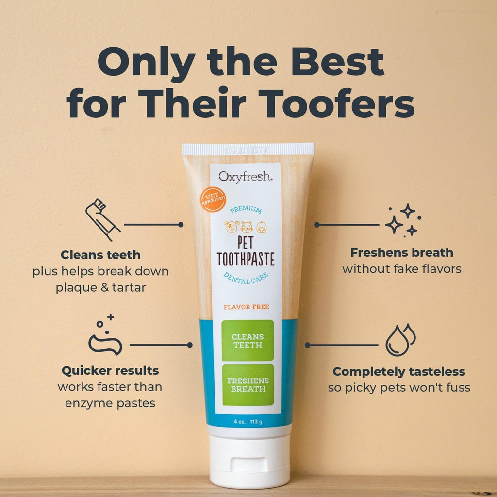 Oxyfresh pet dental gel for plaque and tartar control