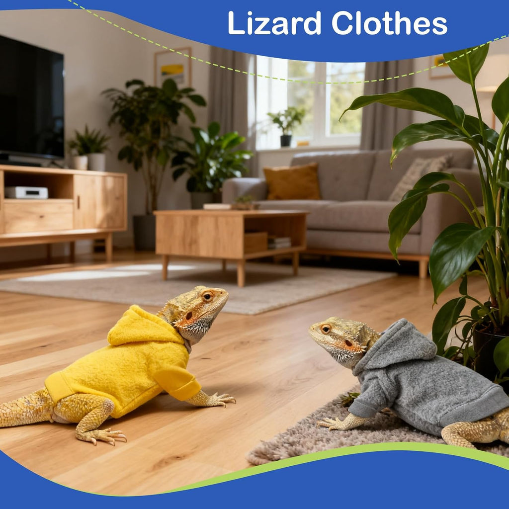 Cute chameleon and lizard party costume outfit