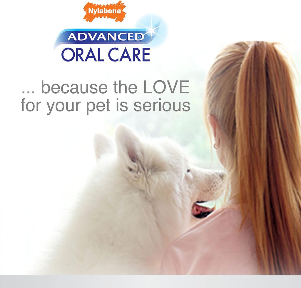 Nylabone Advanced Oral Care Dog Finger Brush ready for use