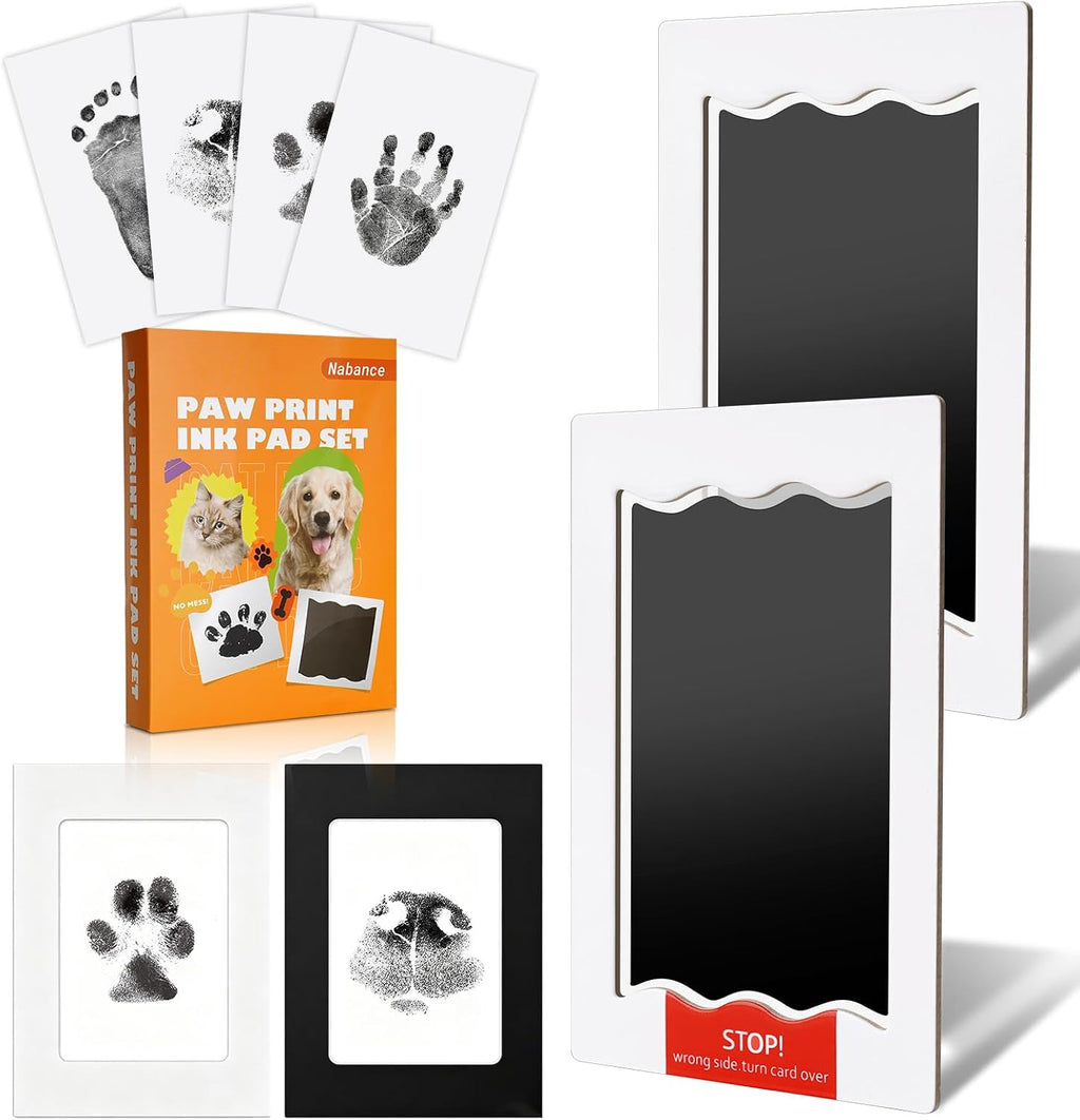 Nabance Paw Print Kit for Dogs & Cats, Inkless Pet Paw & Nose Print, 2 Pack - Image 12