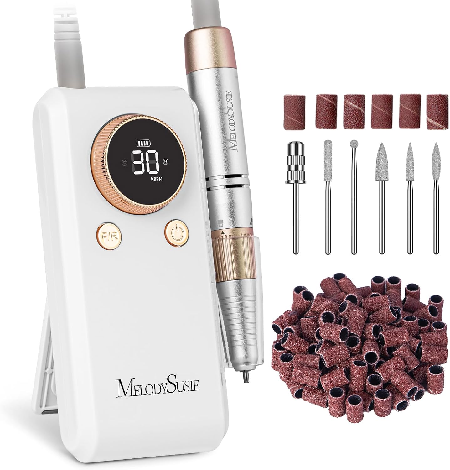 MelodySusie SC330G cordless nail drill front view