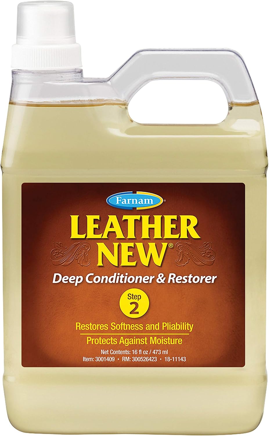 Farnam Leather New Deep Cleaning Conditioner front view bottle