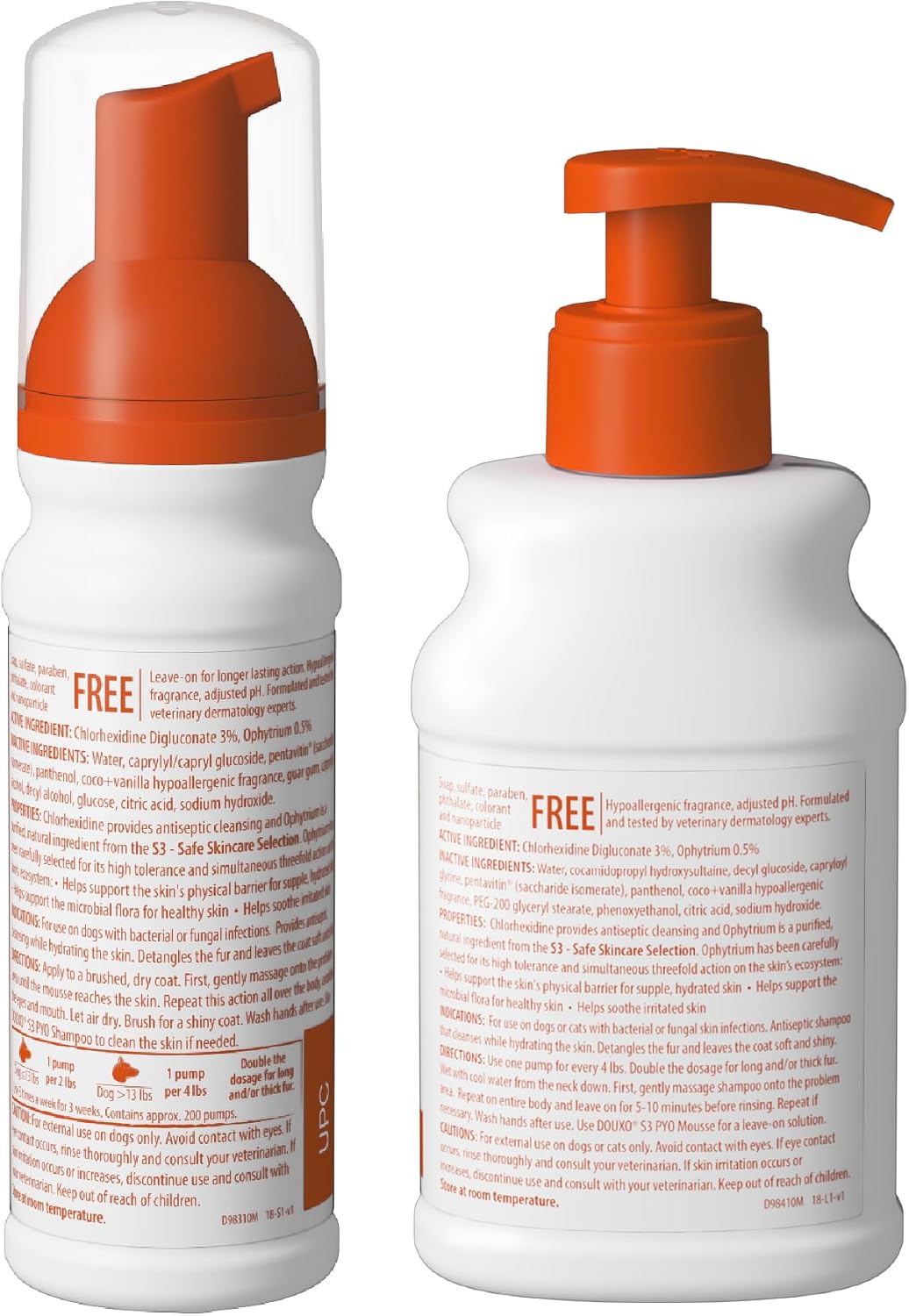 Douxo S3 PYO Chlorhexidine Shampoo (6.7 oz) & Mousse (5 fl oz) for Dogs Set, Antibacterial & Antiseptic Yeast Infection Treatment for Dogs, Clinically Proven - Image 9