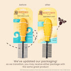 Burt's Bees for Pets Dual Sided Flea Comb with Handle from Recycled Coastal Plastics, Fine and Wide Stainless Steel Pins Remove Fleas, Flea Eggs, Tangles, and Dander, 6 Inch - Image 2