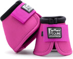 Jeffers Equine No Turn Bell Boots for Horses - Bisbee Blue, Medium | Shock Absorbing Hoof Protection | Secure Double Hook & Loop Closure, Perfect for Travel, Turnout, Training, & Riding - 1 Pair - Image 10