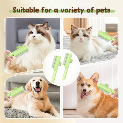 Professional pet deshedding tool for dogs and cats