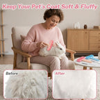 Four piece bunny grooming tools kit used during pet bath time