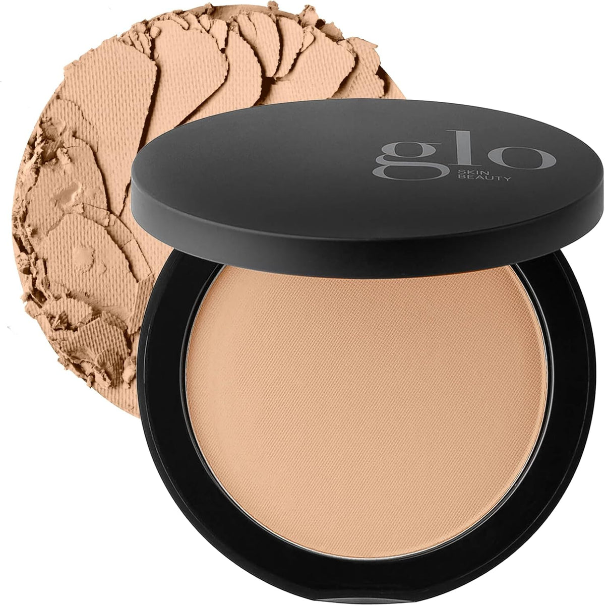 Glo Skin Beauty pressed base powder foundation front view cosmetic compact