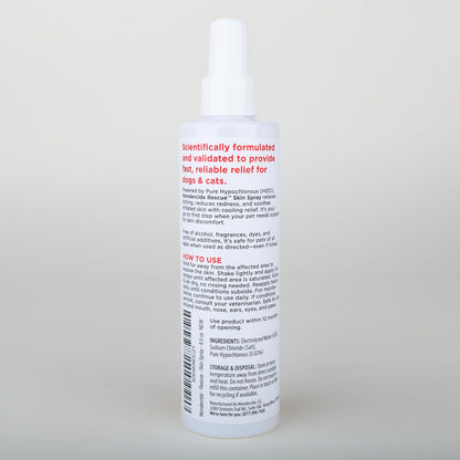 Wondercide authentic USA pet wellness skin rescue spray packaging