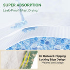 Leak proof disposable puppy diapers highlighting the elastic waistband and breathable outer layer