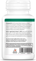 Kyolic Formula 102 ginger and enzyme complex dietary supplement bottle