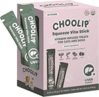 Choolip Squeeze Vita Stick Lickable Cat and Dog Treats, 49-Count Kidney Support Variety Pack, Tuna and Pollack with Pumpkin, Blueberry and Omega-3 - Image 11