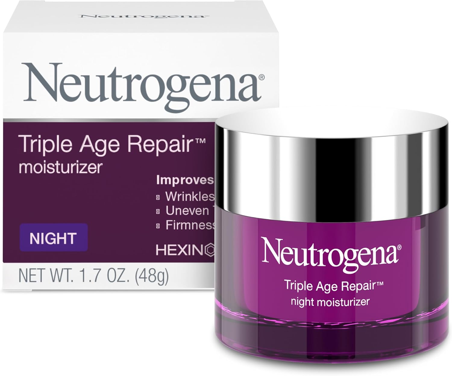 Neutrogena Triple Age Repair Night Moisturizer Cream 48.2G (Pack Of 1) - Image 1