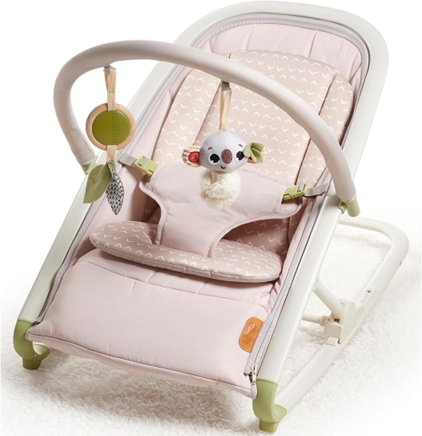 Tiny Love Boho Chic 2-in-1 Rocker front view with toy bar