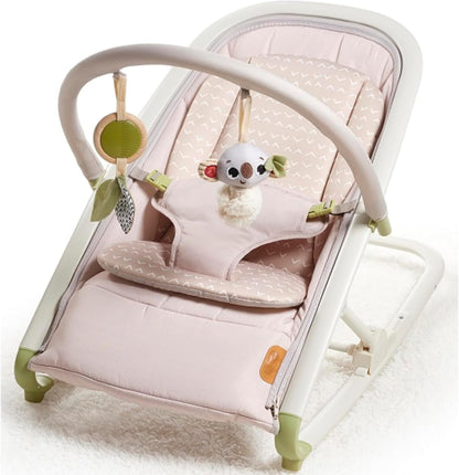 Tiny Love Boho Chic 2-in-1 Rocker front view with toy bar