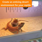 Desert blend reptile bedding packaging back view