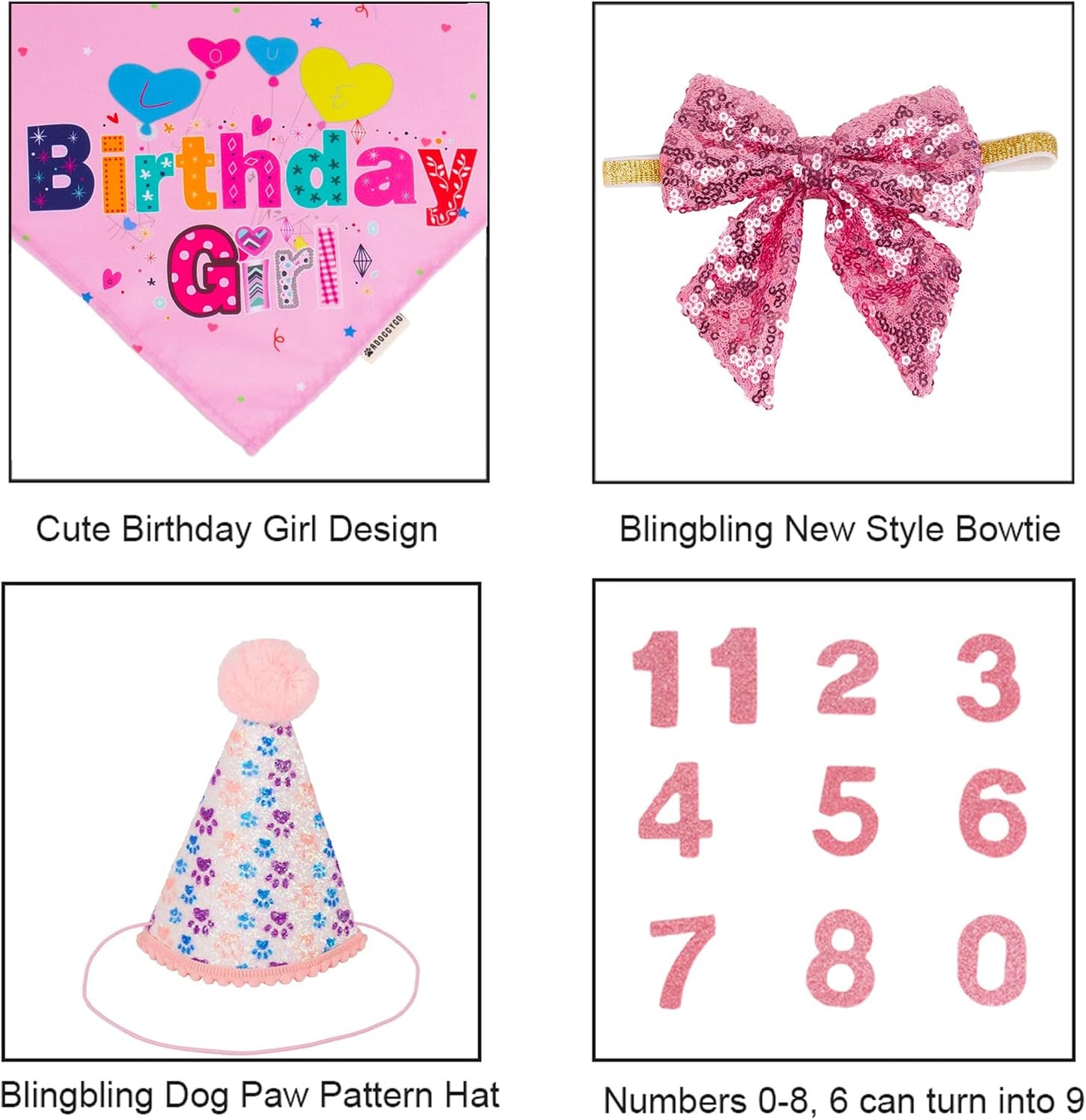 ADOGGYGO high quality imported dog birthday supplies packaging details