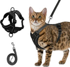 Shudyear soft mesh pet vest full set for outdoor cat adventures