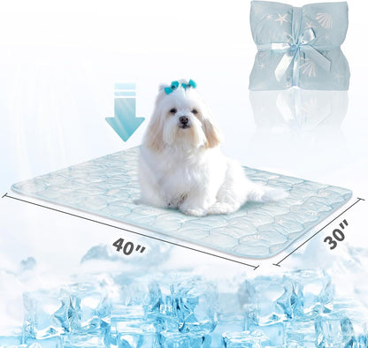NWK Furniture Protector Couch Sofa being used as a pet throw on a living room sofa