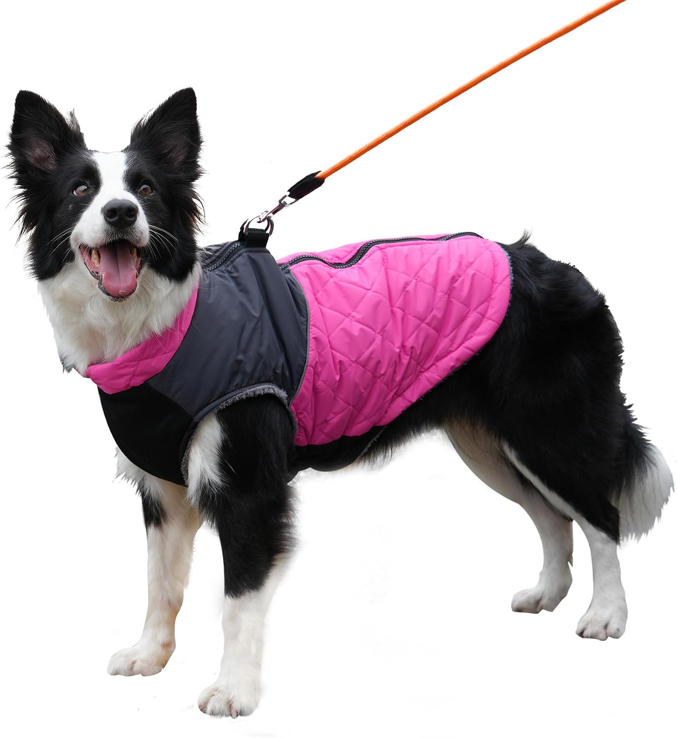 JoyDaog Warm Fleece Dog Coats with Durable Harness Buitl in D-Ring,Waterproof Puppy Jacket for Small Dogs,Dog Vest for Cold Winter,Burnished Khaki S - Image 12