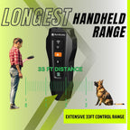 BarxBuddy device used for outdoor dog training session