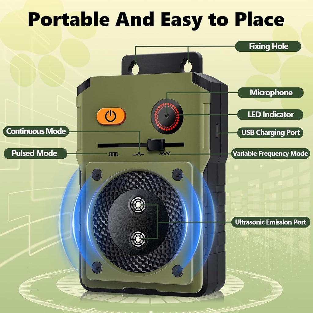 Djnfgq ultrasonic pet training device in indoor home setting