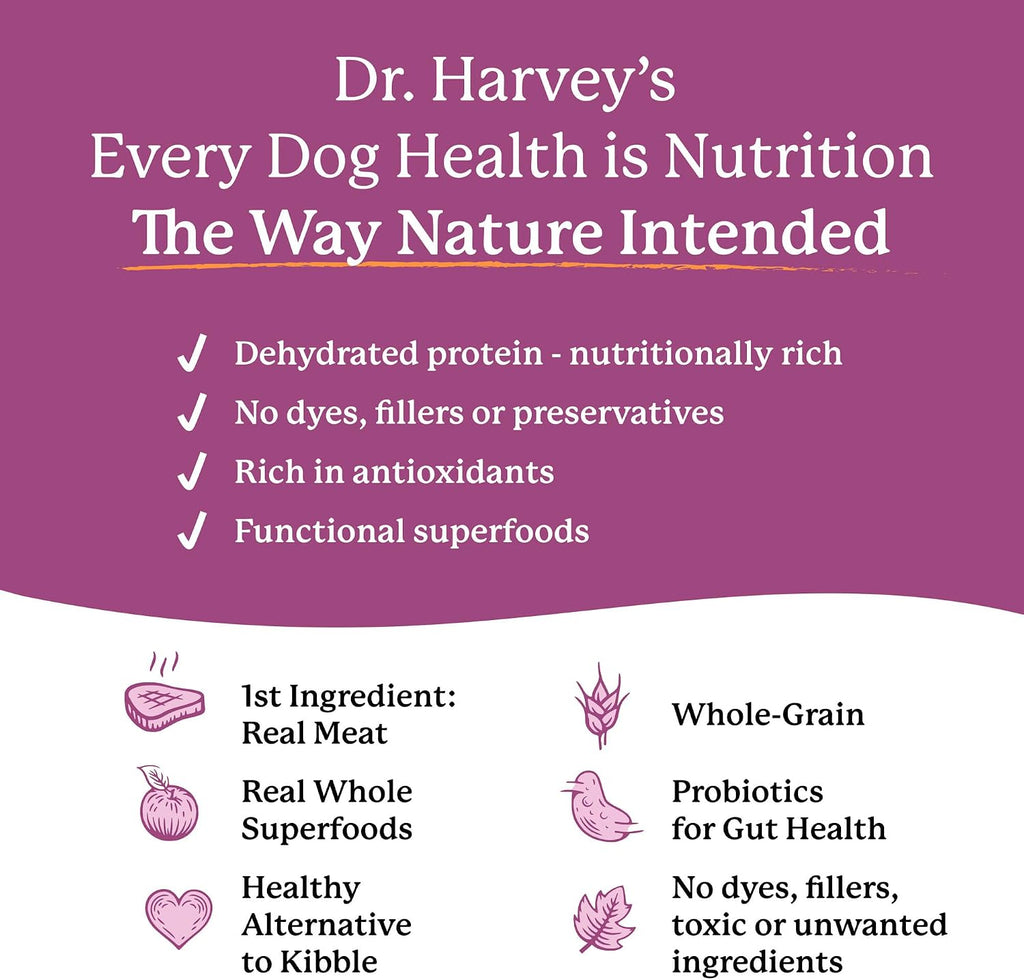 Dr. Harvey's Every Dog Health, Complete & Balanced Homemade Meal for Dogs with Dehydrated Chicken, Organic Whole Grains, Vegetables and Probiotics (Net 5lbs., Makes 20 lbs of Food) - Image 9