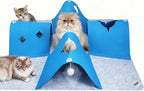 Cat Toys Tunnel for Indoor Cats, Interactive Cat Enrichment Furniture with Plush Ball for Small Animals Pets, Kittens, Rabbit Cave Accessories - Image 9