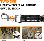 Shock absorbing bungee detail on the MingXpets two dog leash