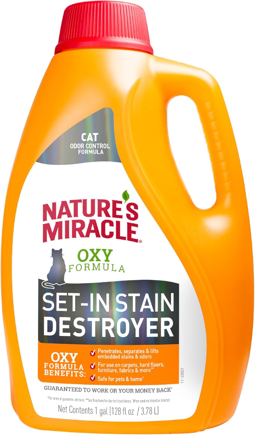 Nature's Miracle Just for Cats Oxy Stain and Odor Remover, 24 fl oz - Image 9