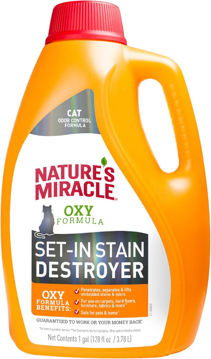 Nature's Miracle Just for Cats Oxy Stain and Odor Remover, 24 fl oz - Image 9