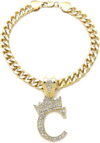 Initial Letter Cuban Chain Dog Chain Pet Chain Pet, Cat, Puppy Necklace (B, 10") - Image 15