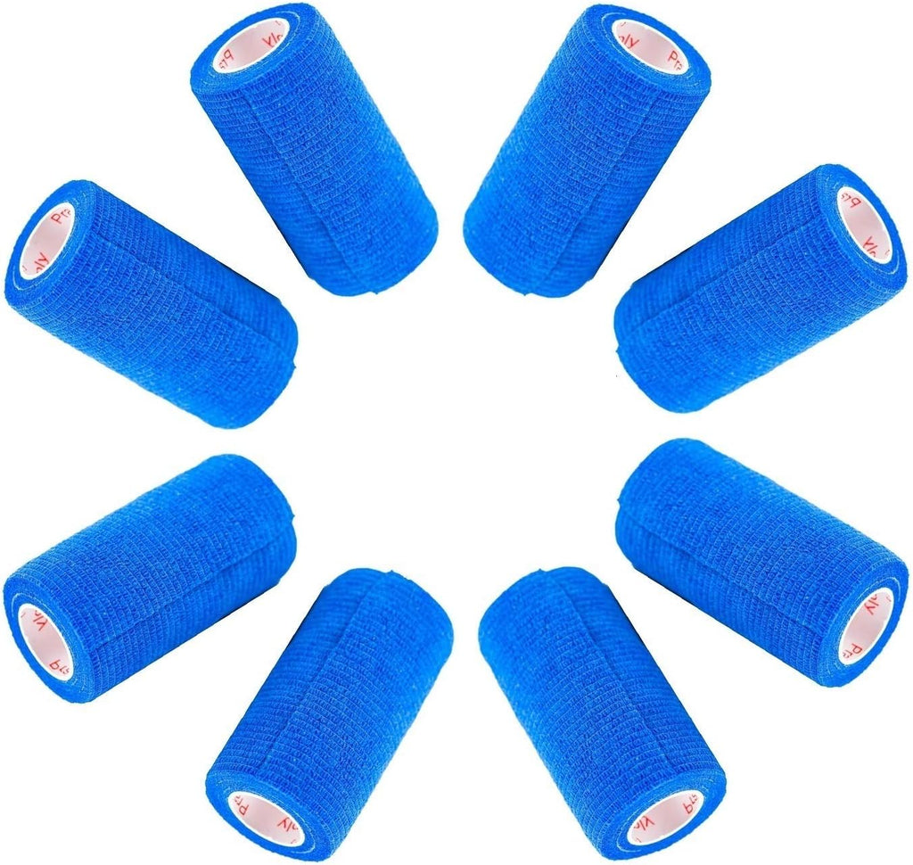 Vet Wrap Tape (Teal) (2 Pack) (3 Inch x 15 feet) Self Adhesive Adherent Adhering Cohesive Flex Self Stick Bandage Grip Roll Dog Cat Pet Horse - Image 12